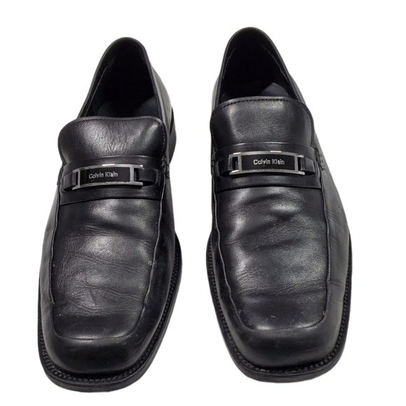 Calvin Klein Men Harrow slip on Dress Shoes Black - Picture 5 of 11